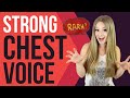 Chest voice exercise for a powerful voice  train with lady gaga