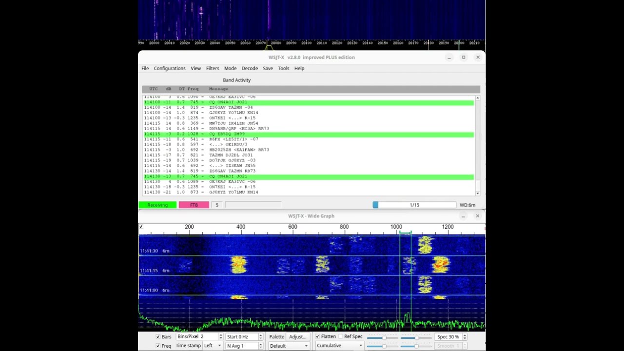 Decoding FT8 On 10m 2025 07 13 Hamradio Ft8