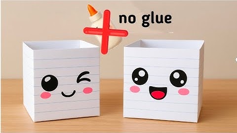 DIY Paper Box | Easy Origami Box Tutorial | How to make a Box (No Glue)