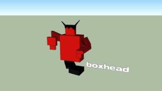 boxhead 3d model