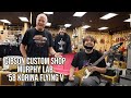 Gibson Custom Shop Murphy Lab '58 Korina Flying V at Norman's Rare Guitars
