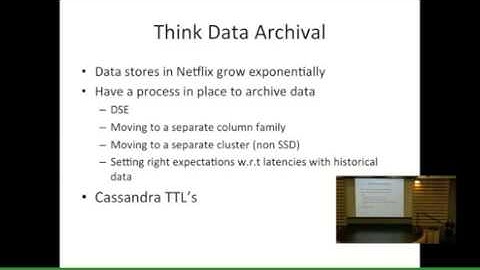 cassandra data modeling - Practical considerations @ netflix