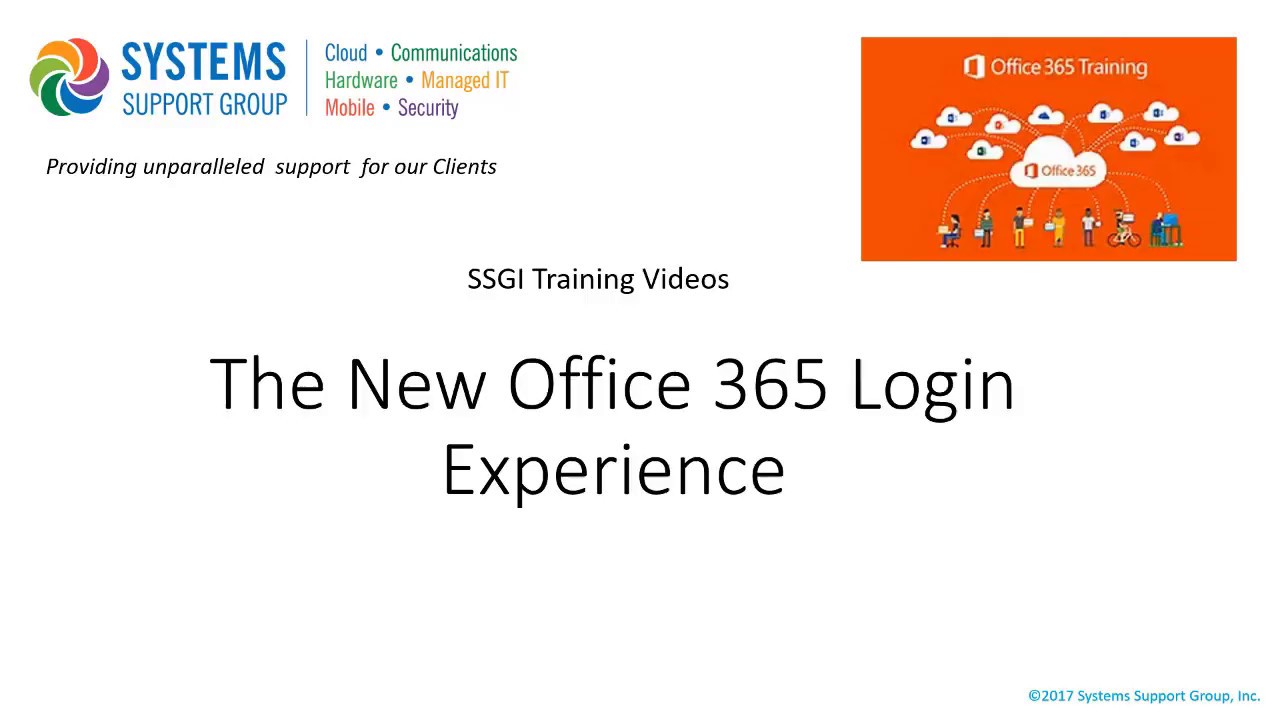 O365 New Login Experience - YouTube