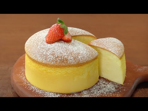 Best Japanese Souffle Cheesecake :: Soft, Fluffy and Jiggly  :: Cotton Cheesecake