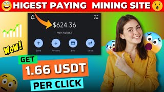 (GET THIS FAST🚀) PER CLICK 1.66 USDT INSTANT WITHDRAW (🔥PROOF) : LONG-TEAM PAYING USDT MINING SITE 🎁