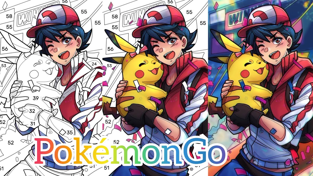 Pikachu Berpelukan Mewarnai Gambar Pokemon pokemon pokemongo pok mon 