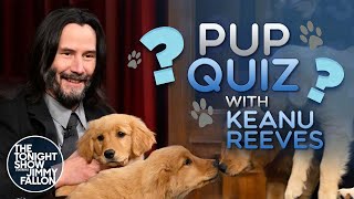 Pup Quiz with Keanu Reeves | The Tonight Show Starring Jimmy Fallon
