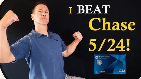 I BEAT CHASE 5/24!  - How did I bypass the ultimate credit card rule?