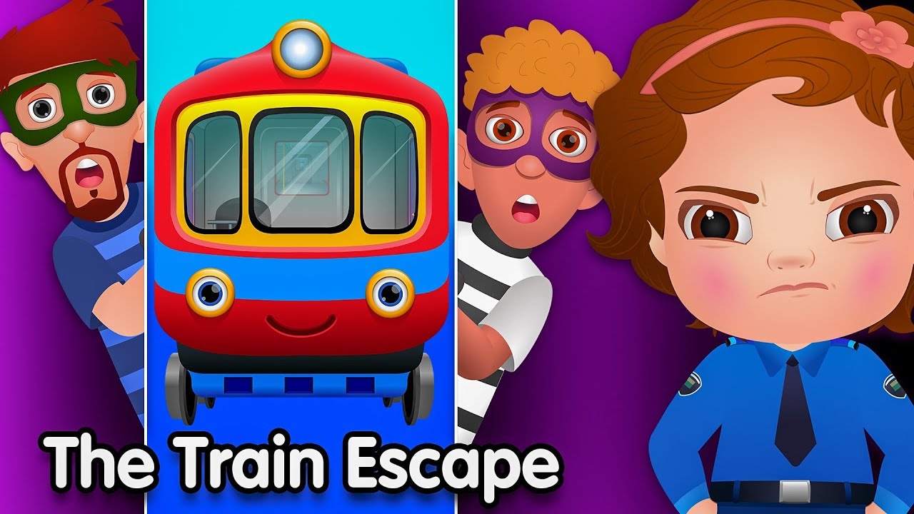⁣ChuChu TV Police Vs Thief Surprise Eggs – Episode 06 (SINGLE) – The Train Escape