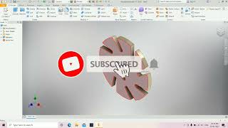 Autodesk Inventor 3D modeling Gear Wheel create | Array Command in autodesk inventor 2023