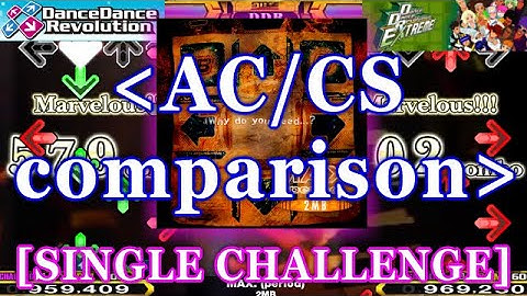 【DDR AC/CS】 MAX.(period) [SINGLE CHALLENGE] 譜面比較