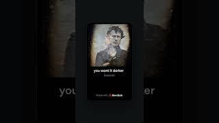 you want it darker
