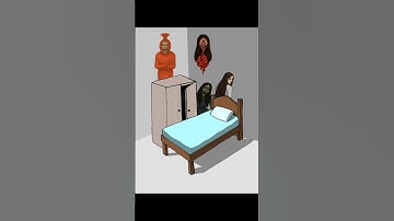 #shorts haunted bedroom | kamar angker #haunted #horror #pocong #angker