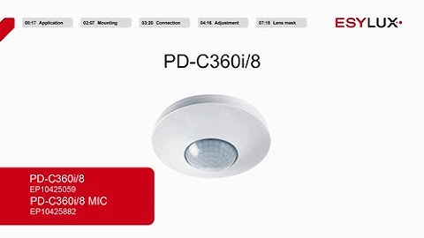 Assembly & Installation: PD-C360i/8 and PD-C360i/8 MIC