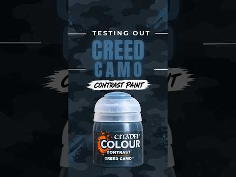 Testing Creed Camo Contrast Paint