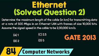 Ethernet (Solved Question 2)