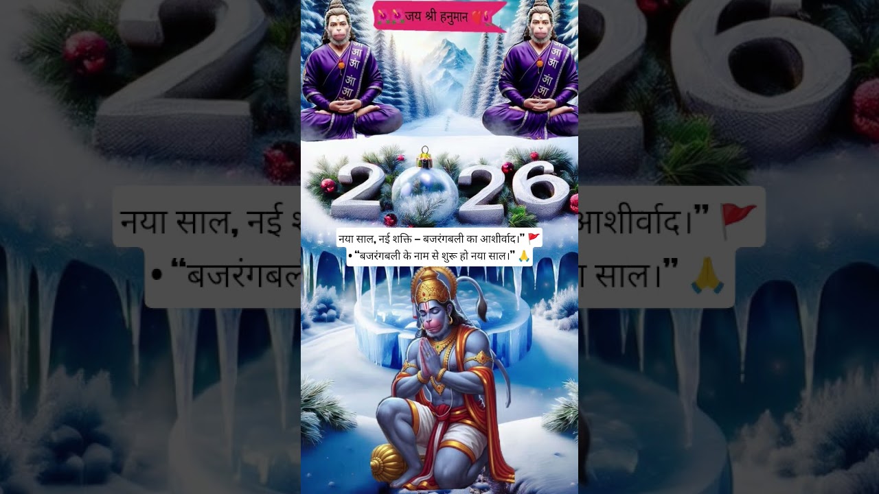 New Year Status 🔥❤️ |Hanuman statue| 