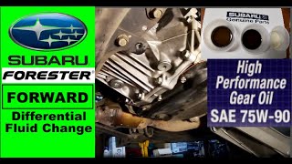 Subaru Front Differential Fluid Oil Change | 2015 Subaru Forester | Drain & Replacement of Gear Lube