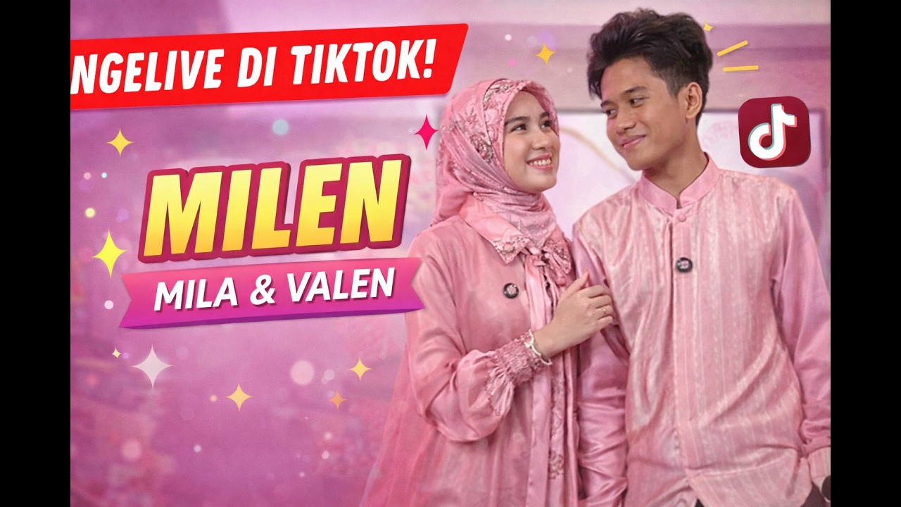 Mila & Valen Live Bareng! Momen Manis MILEN di TikTok Arinna Hijab