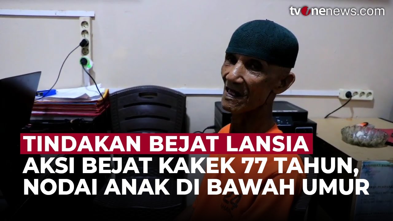 Tak Ingat Umur! Kakek 77 Tahun Nodai Anak di Bawah Umur | OneNews Update