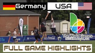 Germany vs USA | 2022 World Games Pool Play | FULL GAME HIGHLIGHTS