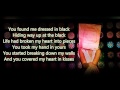 Dressed in black (lyrics) - Sia