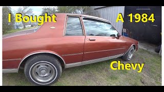 I Bought A 1984 2 Door Chevy Caprice, Will It Run?