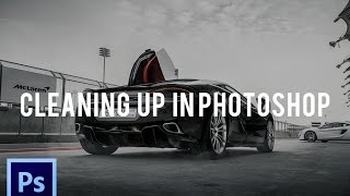 Car Photography - Automotive post processing tutorial - Part (2/7) Photoshop clean-up