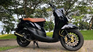 Yamaha Mio FINO Karbu. Restorasi Full. VELG 12 Vnd