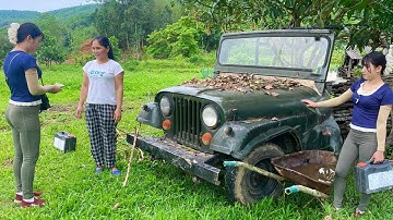 car restoration, jeep, abandoned 20 years ago can the girl restore it