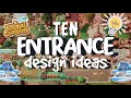 10 IDEAS💡 FOR YOUR ISLAND ENTRANCE!!! // ANIMAL CROSSING NEW HORIZONS
