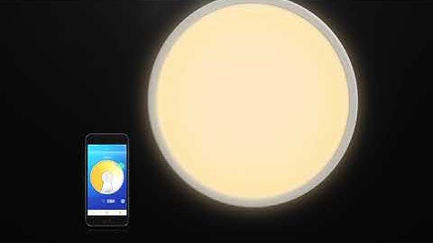 iLamp smart Bluetooth music ceiling light, a light more than lights.