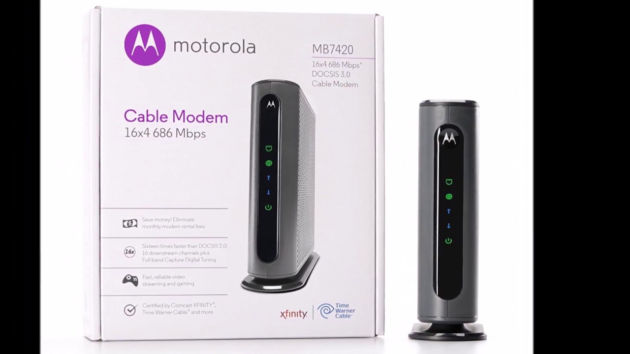 Motorola MB7420 Modem - Is this Worth to Buy? - YouTube