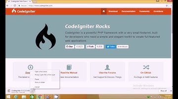 Installing Codeigniter 3.1 - Tutorial 1