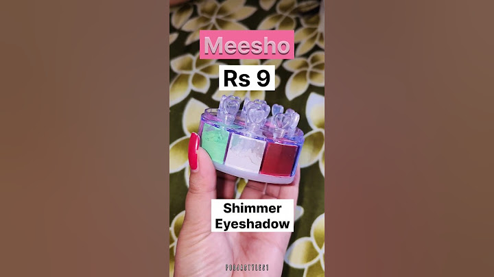 Meesho Rs 9 Eyeshadow | ADS Eyeshadow | Poojastyles1 | #meeshoeyeshadow #adseyeshadow #shorts #rs9