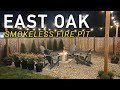 EAST OAK Smokeless Pan Stove Fire Pit 29&quot;