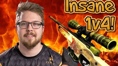 CS:GO - JasonR INSANE 1v4 Clutch!