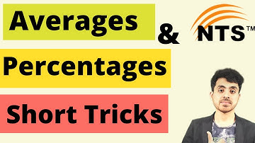 Quantitative Reasoning Tricks | Averages and Percentages MCQs NTS GAT General, NAT, SST Maths