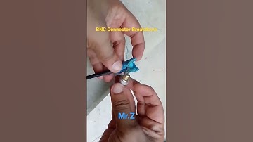 BNC Connector Breakdown #camera #bnc #dvr #security #surveillance #diy #fix #repair