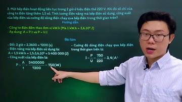 Vật lý lớp 9 - Bài 13: Điện năng - Công của dòng điện