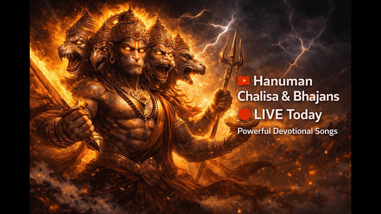 🚩 Hanuman Songs 🔴 LIVE Today | Hanuman Chalisa & Bhajans #HanumanLive#HanumanBhajan#HanumanChalisa