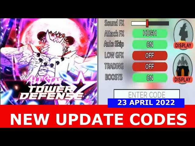 *NEW CODES* [UPDATE + 4X] All Star Tower Defense ROBLOX, LIMITED CODES  TIME
