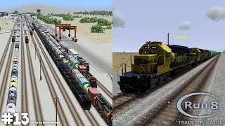 Run8 Train Simulator V3 #13 Boron Local and Barstow Hump Action on the Community Run8 Server!