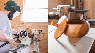 Turning a Lidded Box from Scrap Wood | Wood Turning