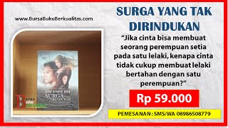 WA : 0898.6508.779 | Novel SURGA YANG TAK DIRINDUKAN Karya Asma Nadia