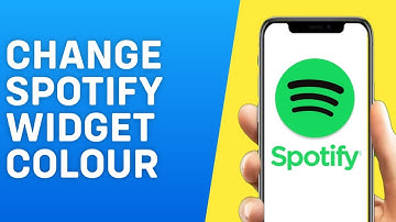 How to Change Spotify Widget Color Android/iPhone