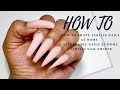 HOW TO : SHAPE ACRYLIC NAILS AT HOME - AFFORDABLE NAILS AT HOME - ACRYLIC NAIL SHAPES -