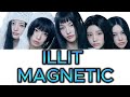 1 hour loop illit  magnetic with color coded lyrics illit magnetic easylyrics