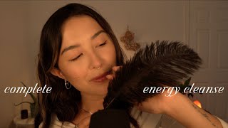 asmr reiki ✨ giving you a hypnotic energy cleanse (plucking, crystals, sleep countdown)