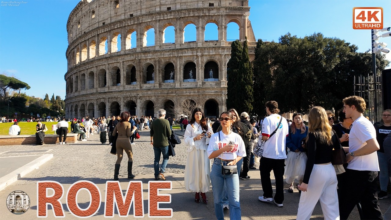 Rome, Current Situation in 24 Feb 2026 | Walking Tour in 4K